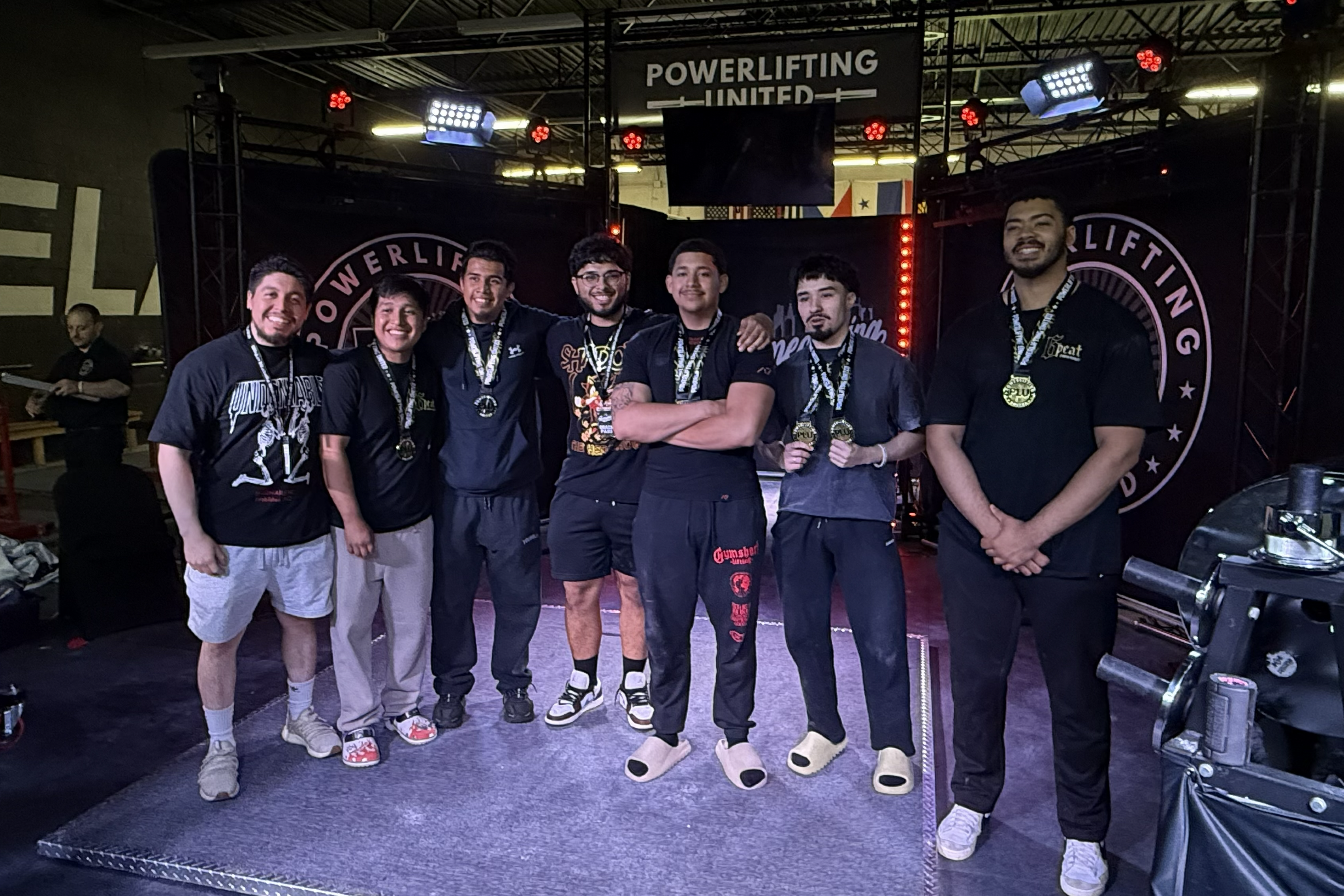 CGP Athletes with medals at Powerlifting United